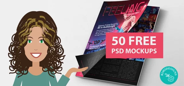 50 Free PSD Mockups to Present Your Print Designs Rimidesigns Free PSD Mockups
