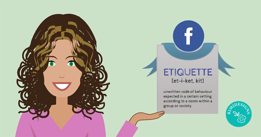Rimidesigns Facebook Etiquette