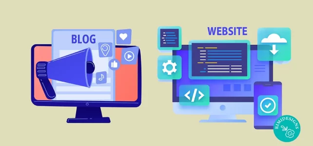 What Is the Difference Between a Blog and a Website? Rimidesigns Blog Or Website