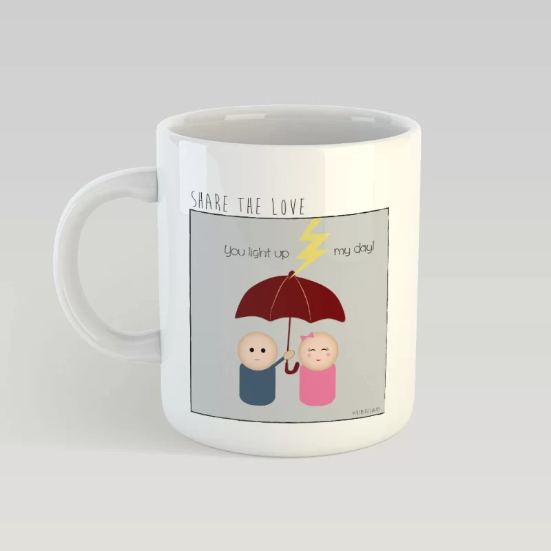 You light up my day MUG