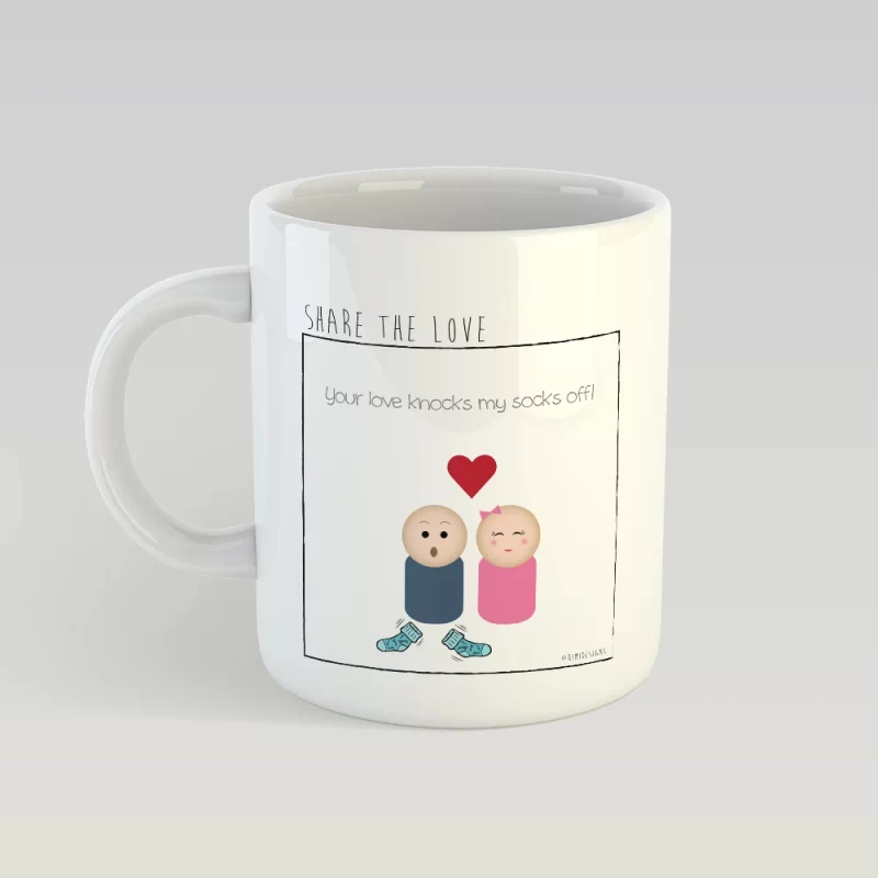 Knocks my socks off MUG