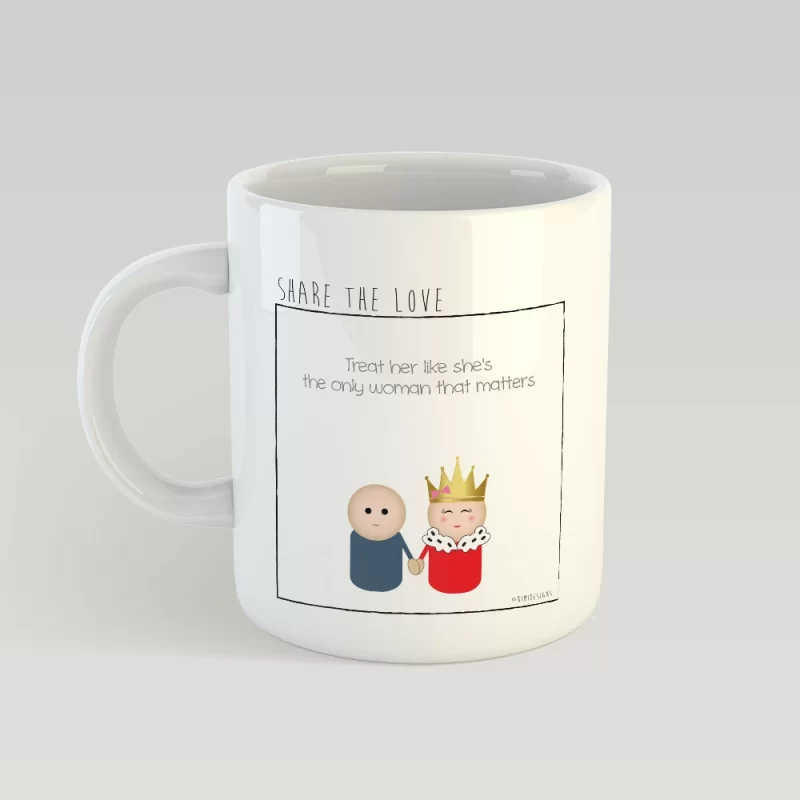 The only woman MUG