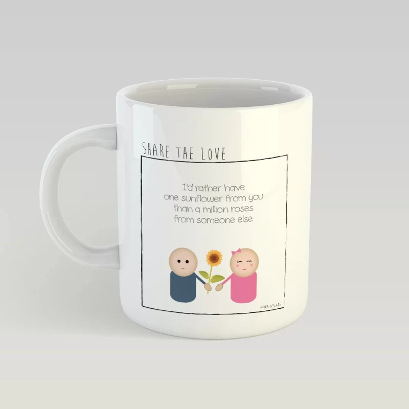 One sunflower MUG