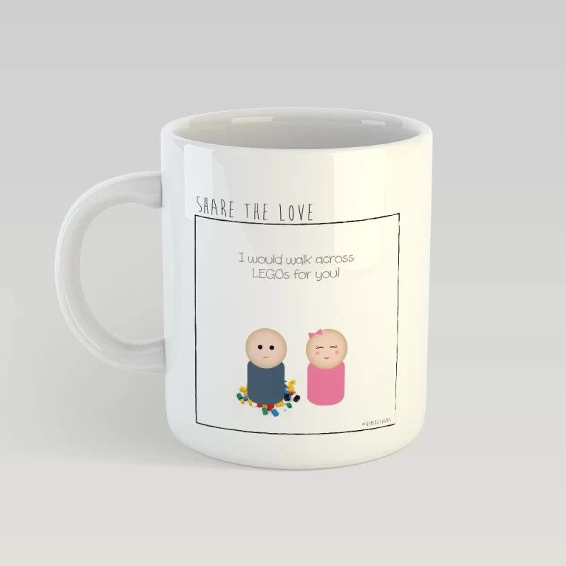 Walk across LEGOs MUG