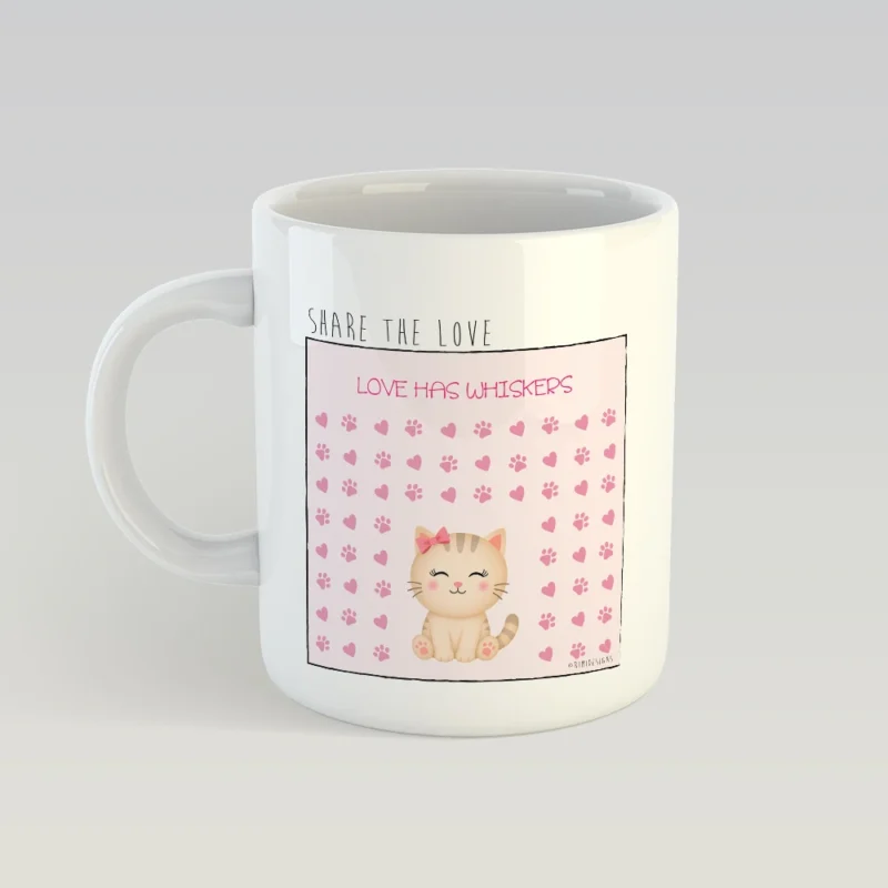 Love has whiskers MUG