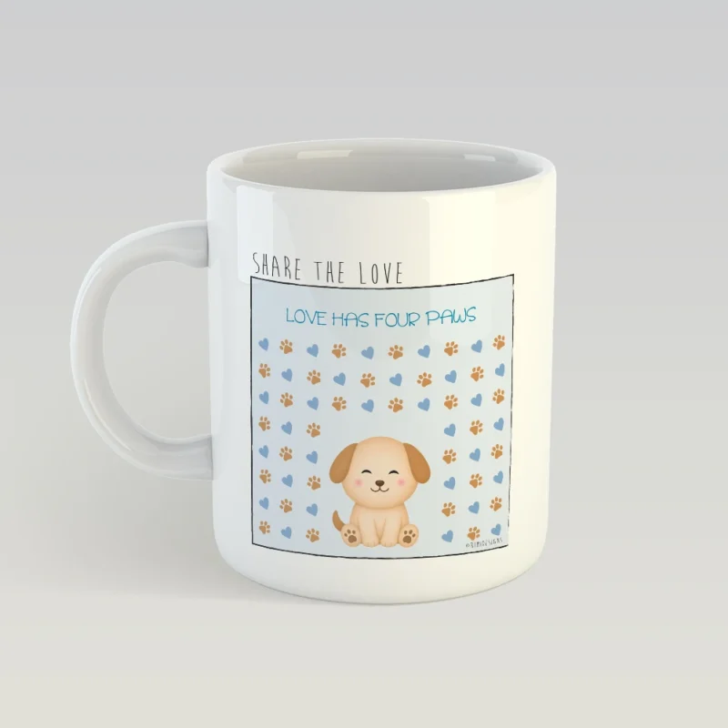 Love has four paws MUG